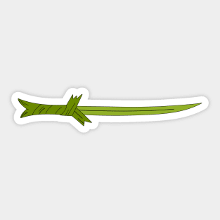 Adventure time Finn's grass sword Sticker